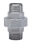 Preview: Verschraubung Typ 345, A/A, konisch dichtend, 1/2"